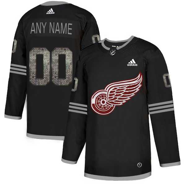 Customized Men's Red Wings Any Name & Number Black Shadow Logo Print Adidas Jersey,We sell and wholesale Customized Men's Red Wings Any Name & Number Black Shadow Logo Print Adidas Jersey on line form chian!